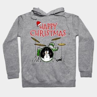 Christmas Drums Drummer Drum Teacher Xmas 2022 Hoodie